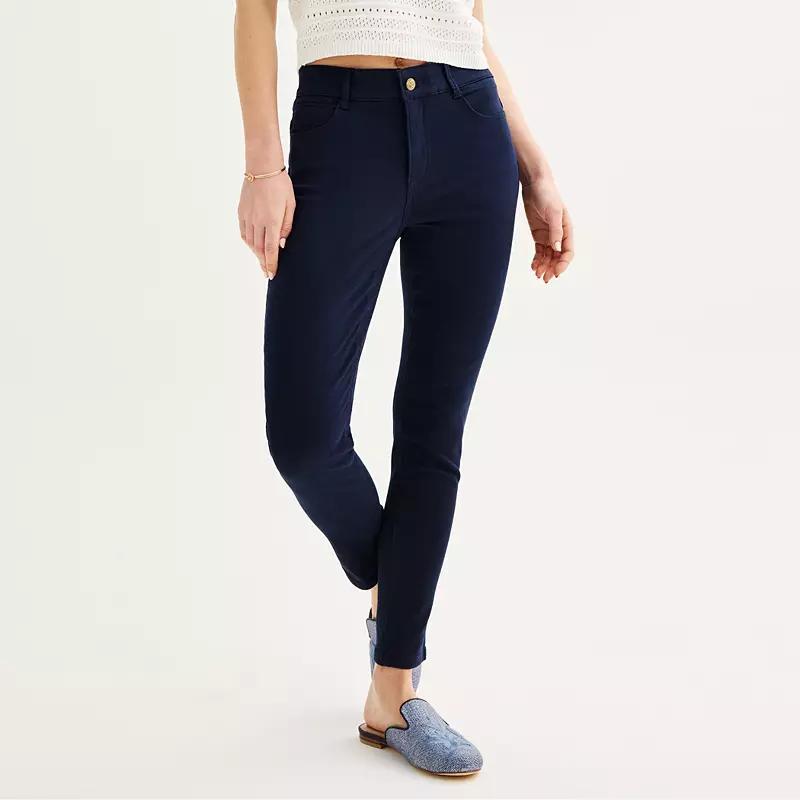 Women's Draper James High-Rise Skinny Jeans, Size: 0, Blue Product Image