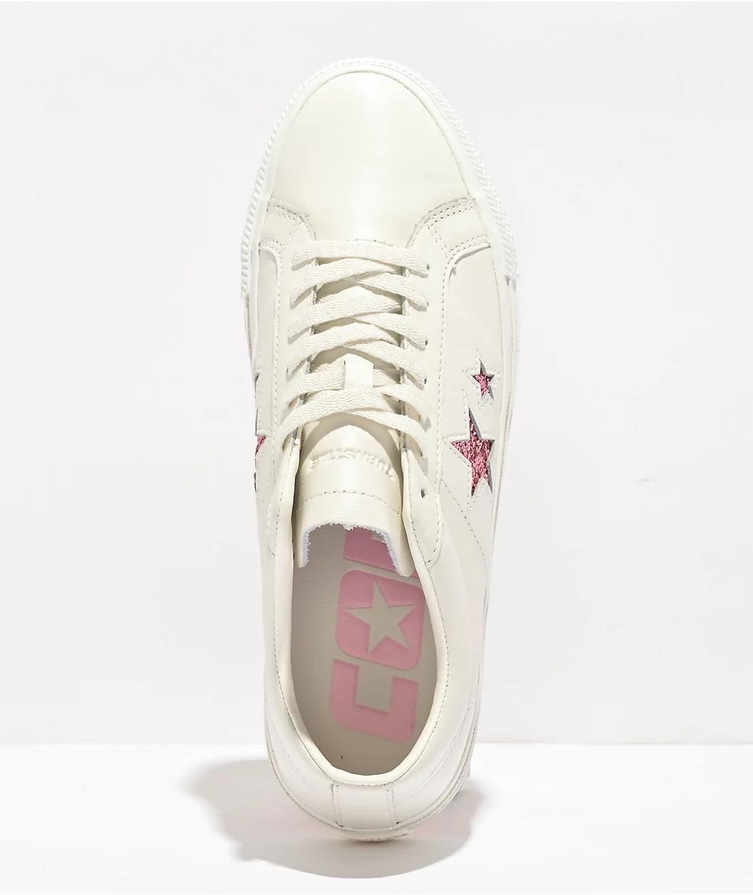 Converse x Turnstile One Star Pro White Skate Shoes Product Image
