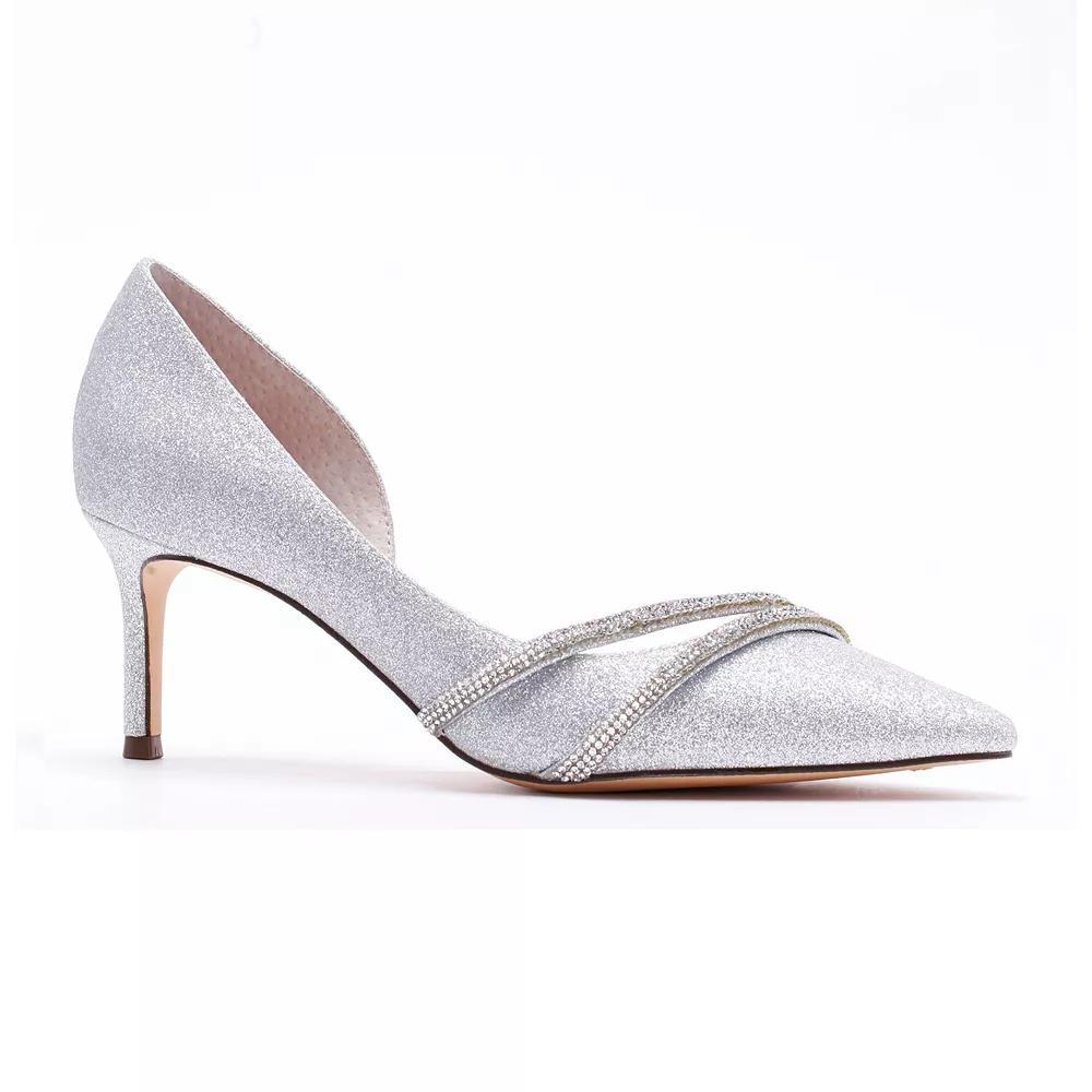 N by Nina Nevin Women's Heels, Size: 8.5, Silver Product Image