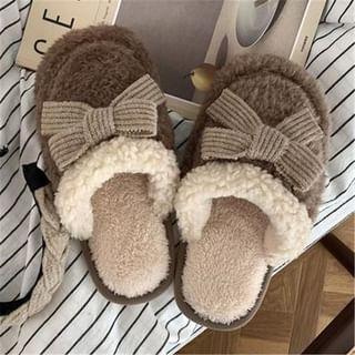 Couple Matching Fleece Home Slippers Product Image