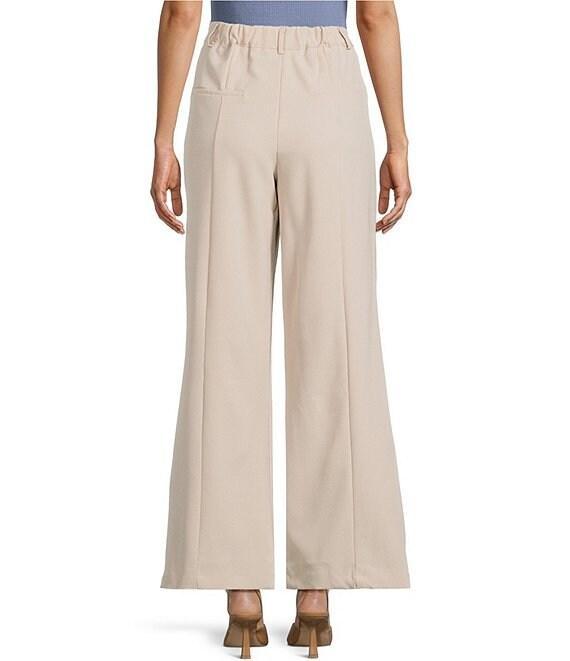 Double Zero Flat Front Wide Leg Pants Product Image