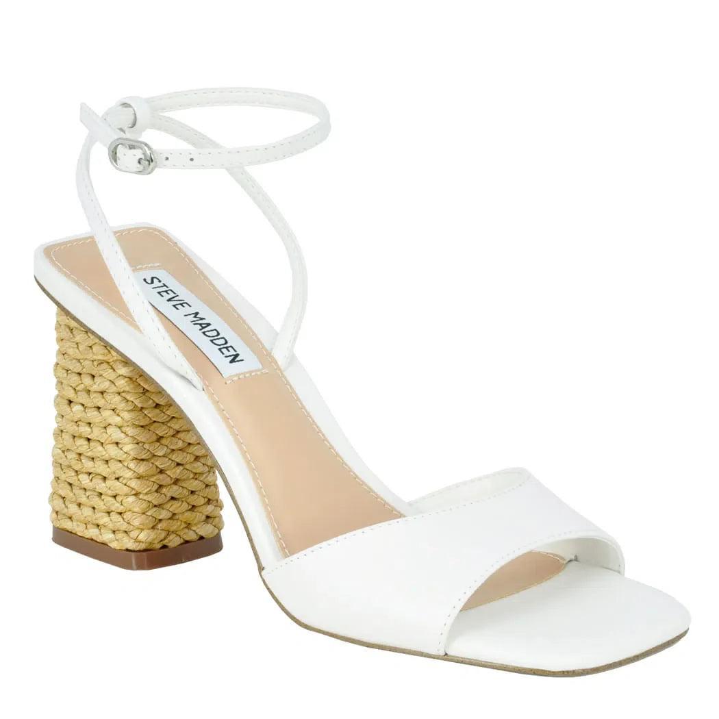 Steve Madden | Rozlyn White Heels FINAL SALE Product Image