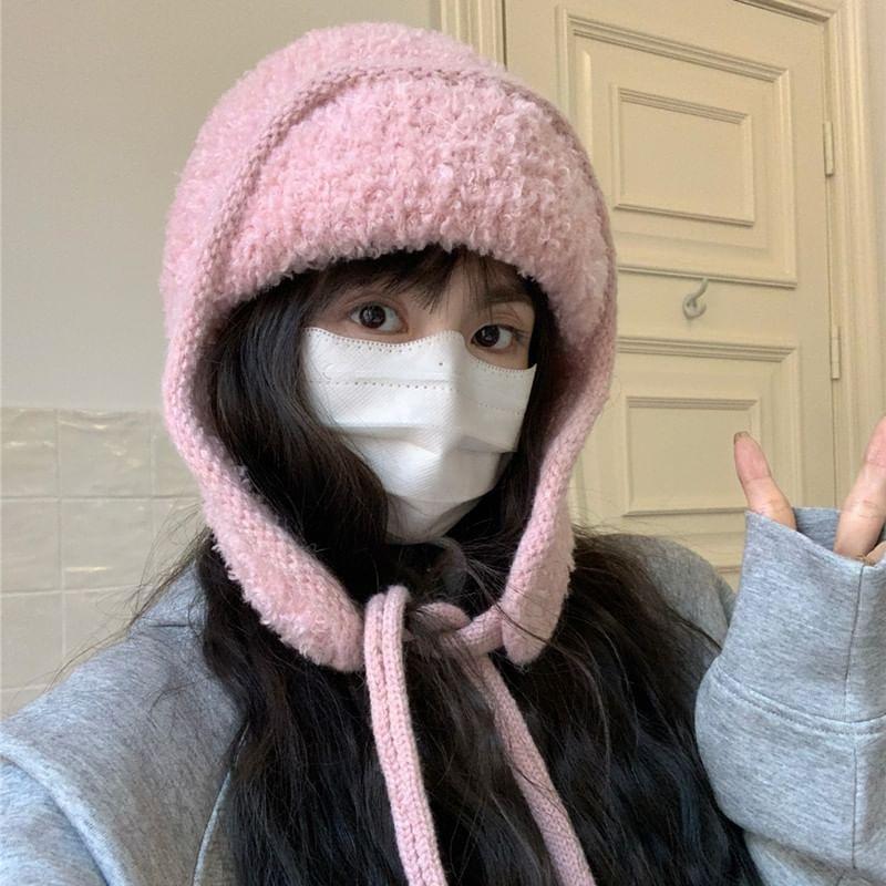 Knit Trapper Hat Product Image