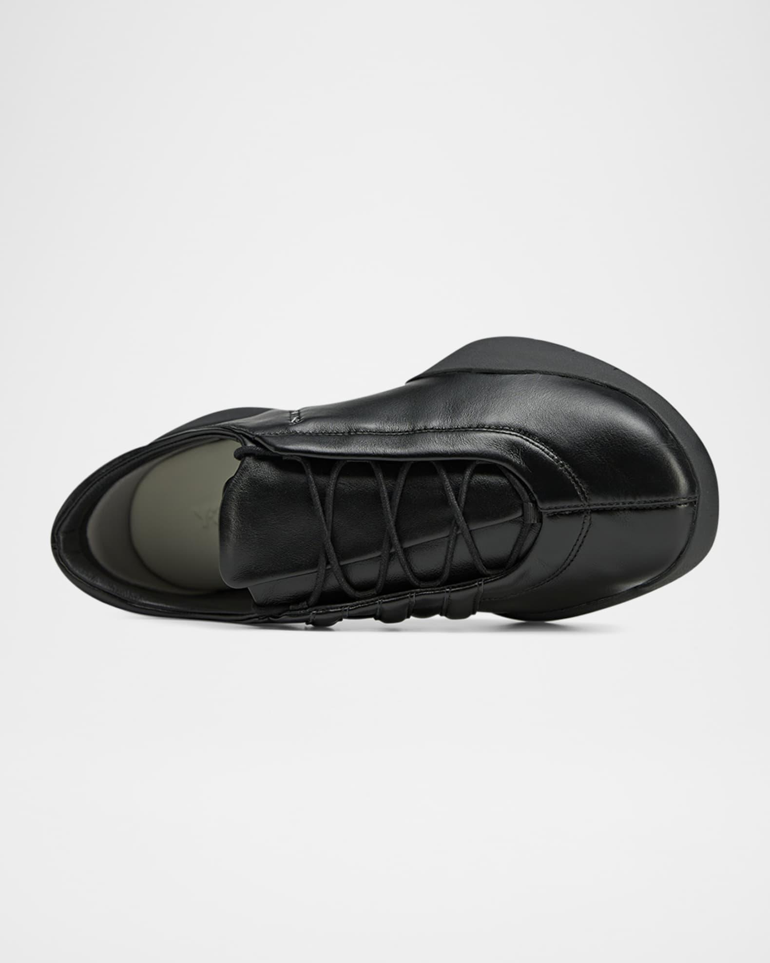 Men's Regu Leather Low-Top Sneakers Product Image