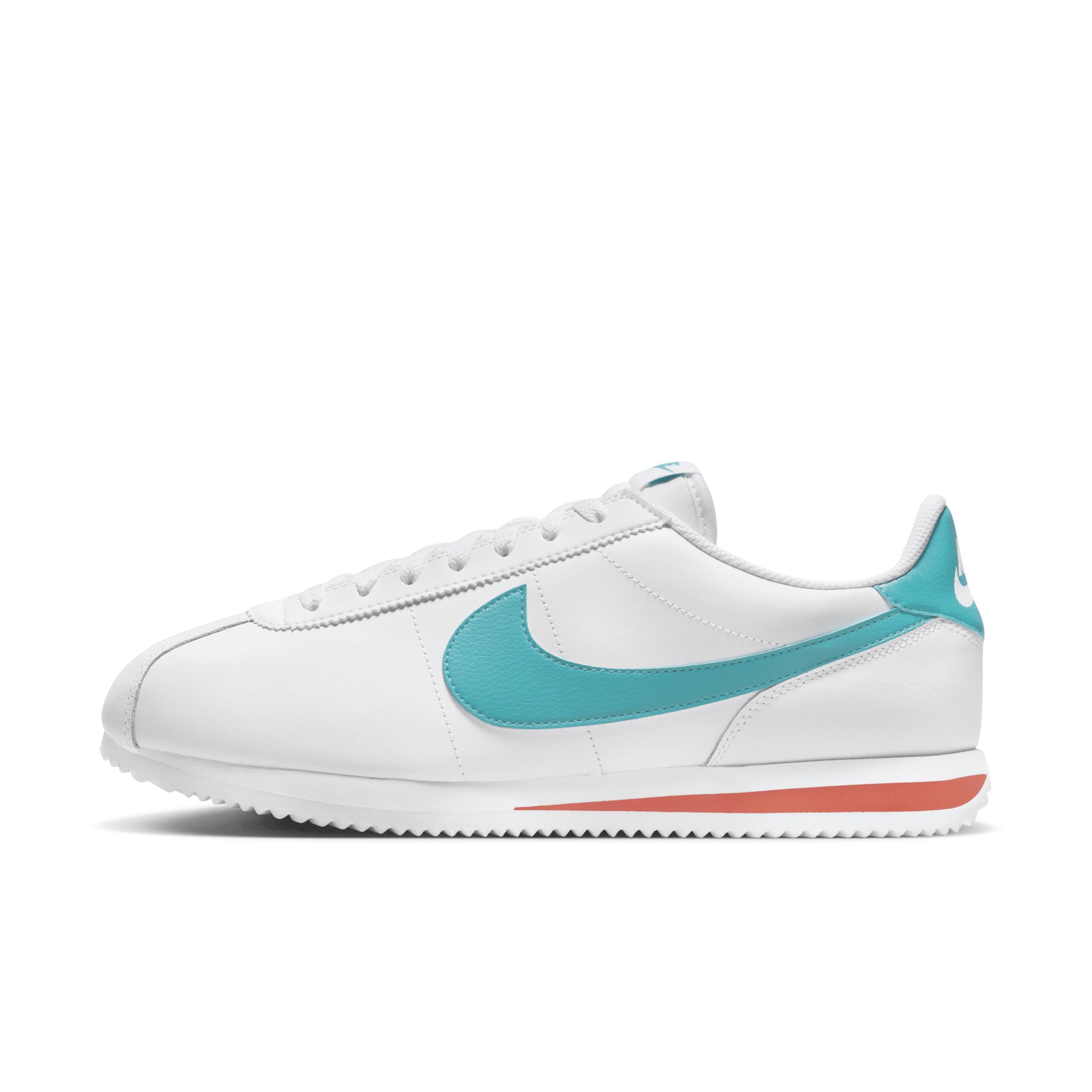 Nike Mens Nike Cortez - Mens Shoes White/Metallic/Dusty Cactus Product Image