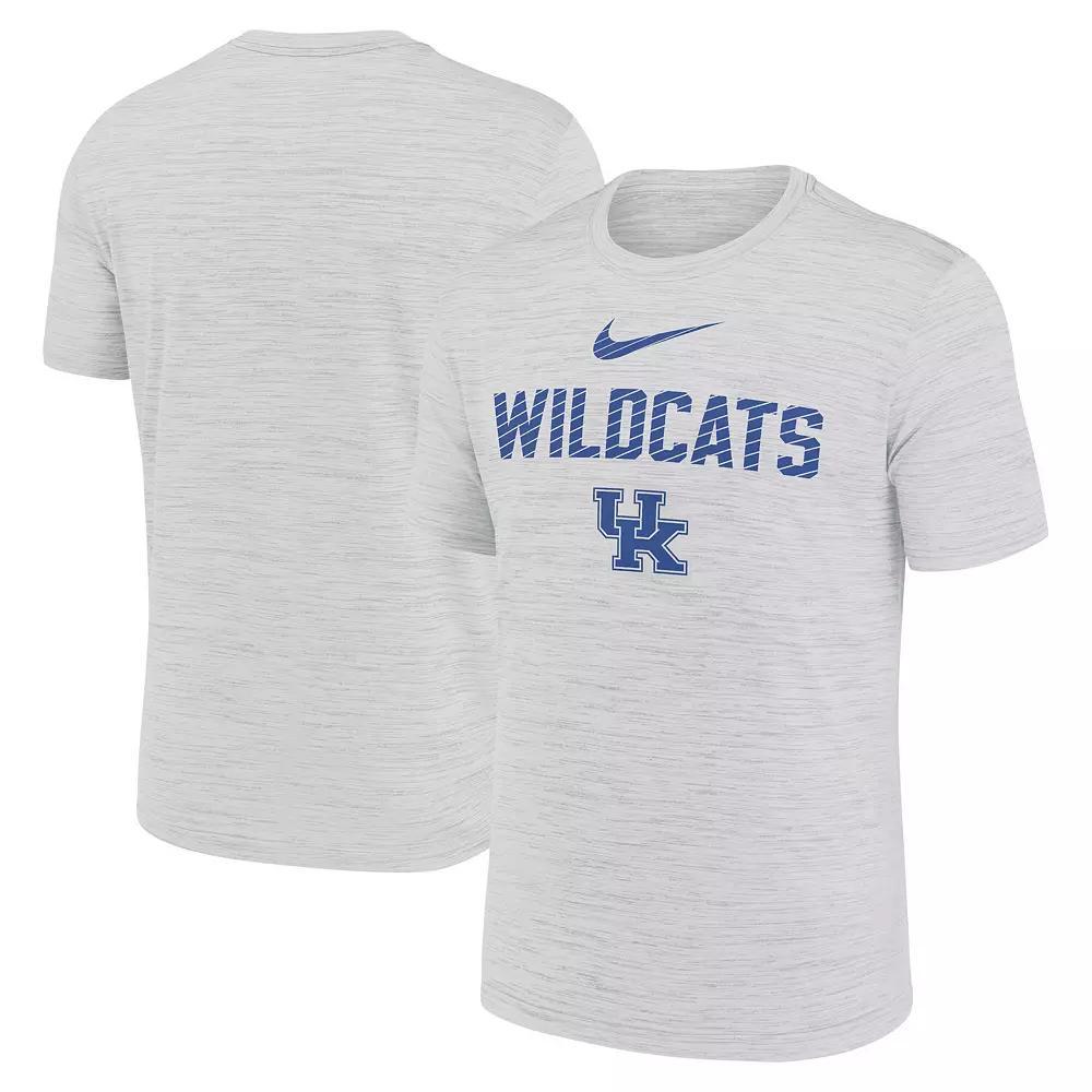 Men's Nike White Kentucky Wildcats Campus Slant Velocity Performance T-Shirt, Size: Small Product Image