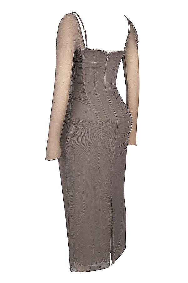 Katarina  smoke maxi dress Product Image