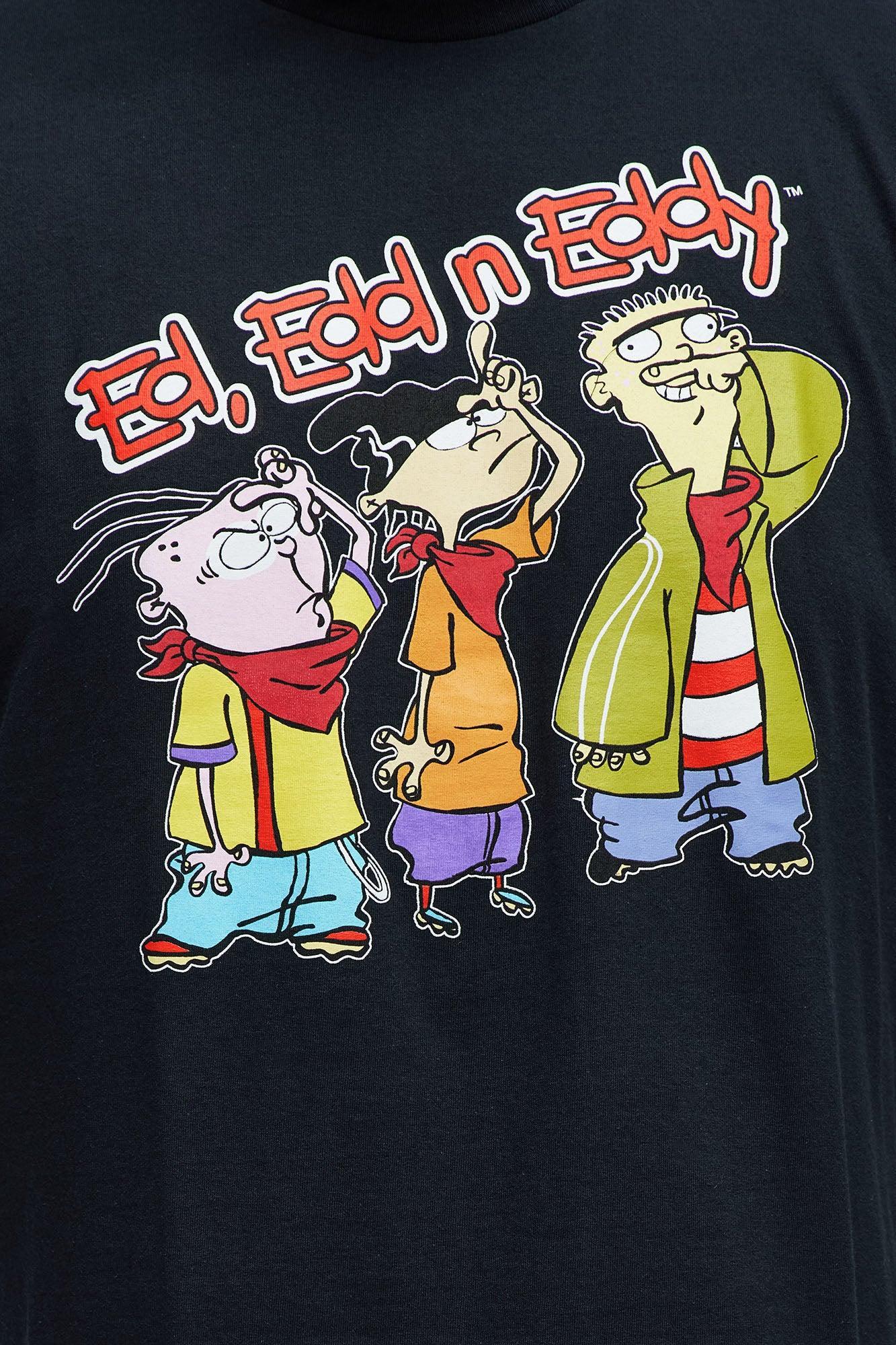 Ed Edd And Eddy LOSER Short Sleeve Tee - Black Product Image