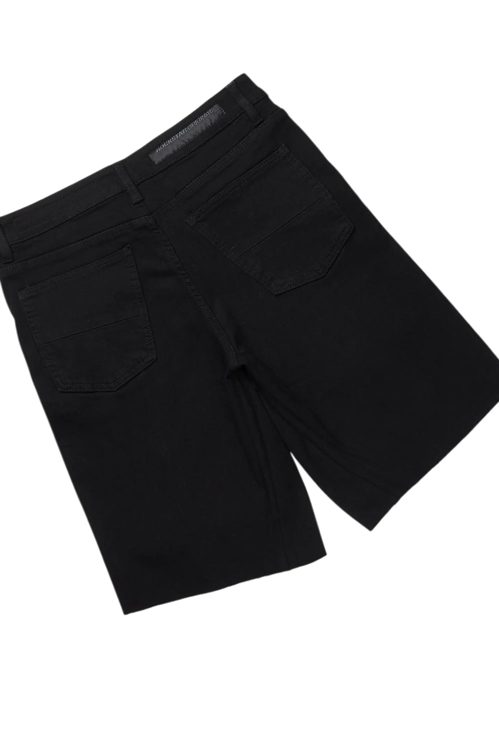 Carlin Black T-Shirt/Denim Short Set Male Product Image