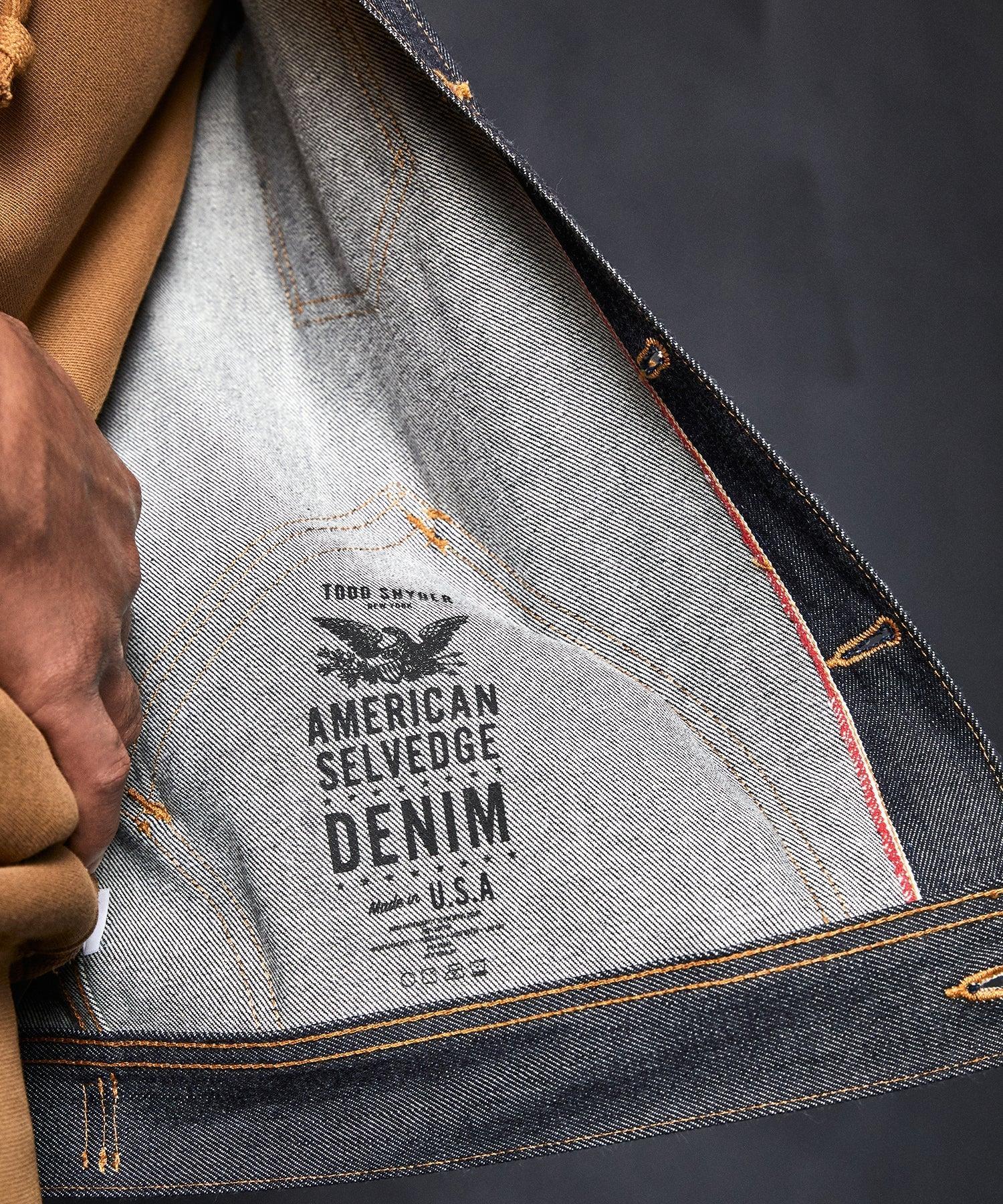 Made In USA Rigid Selvedge Denim Jacket in Indigo Product Image
