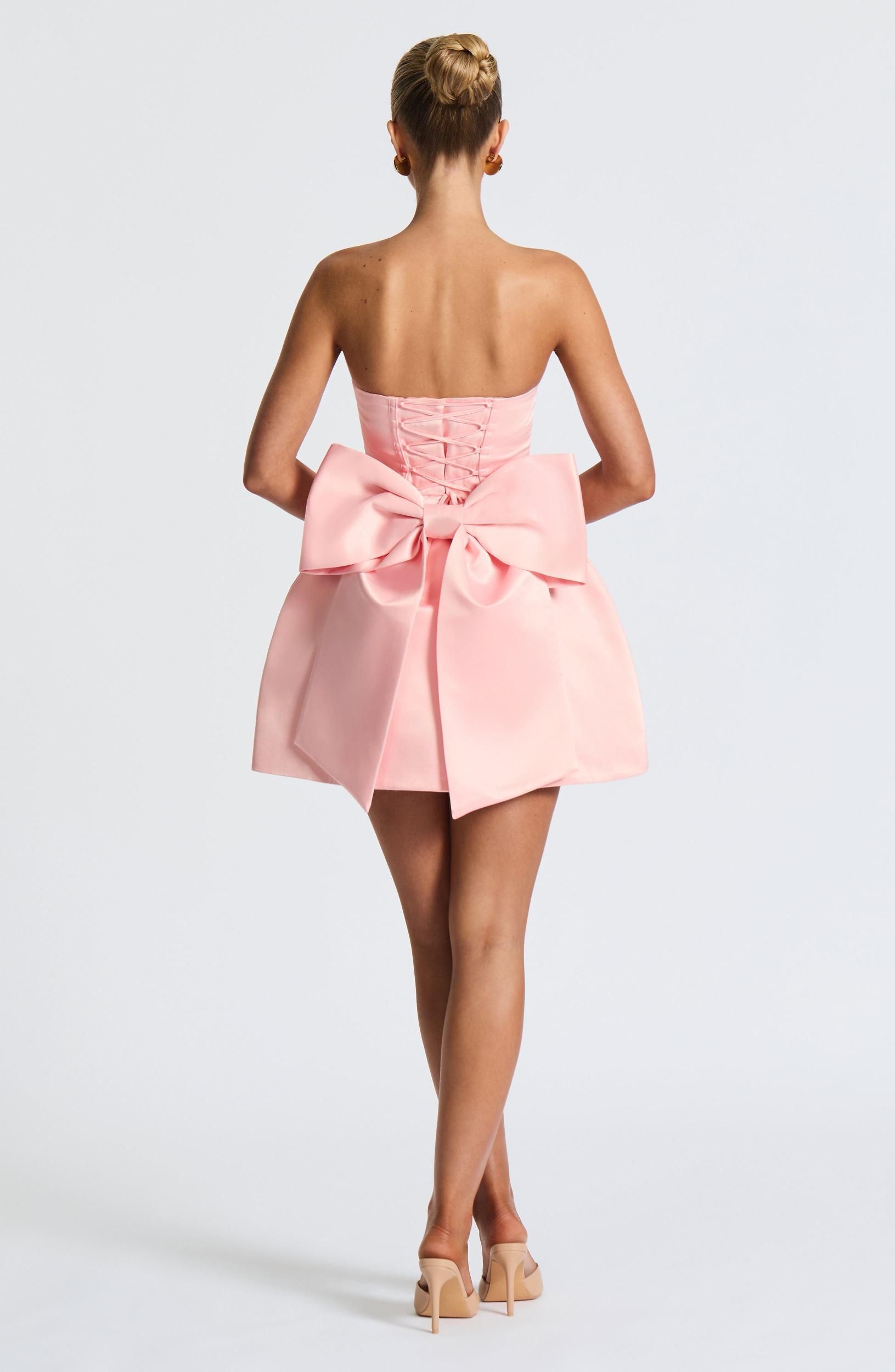 Abbey Mini Dress - Blush Product Image