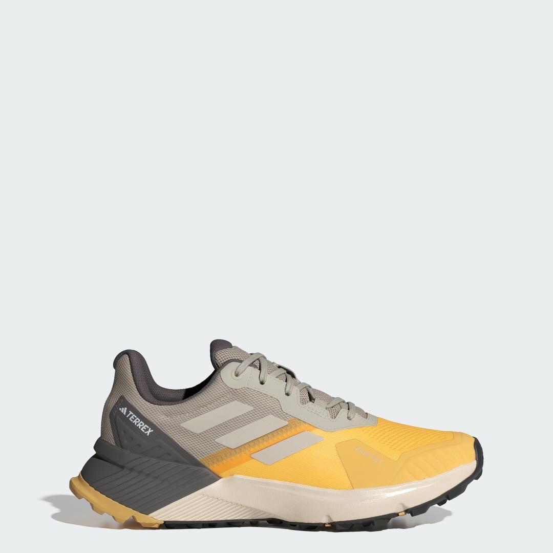 adidas Outdoor TERREX Soulstride Rain.RDY (Semi Spark/Alumina/Putty Grey) Men's Shoes Product Image