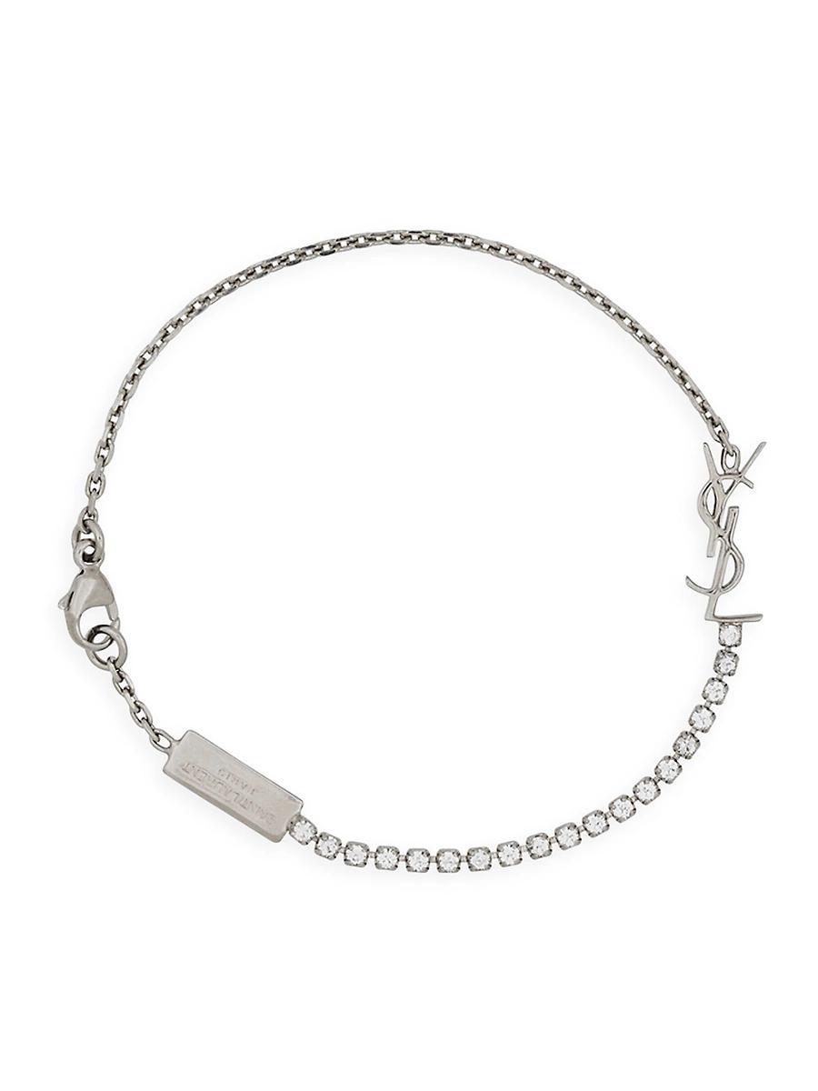 Womens Cassandre Charm Bracelet in Metal and Rhinestone Product Image
