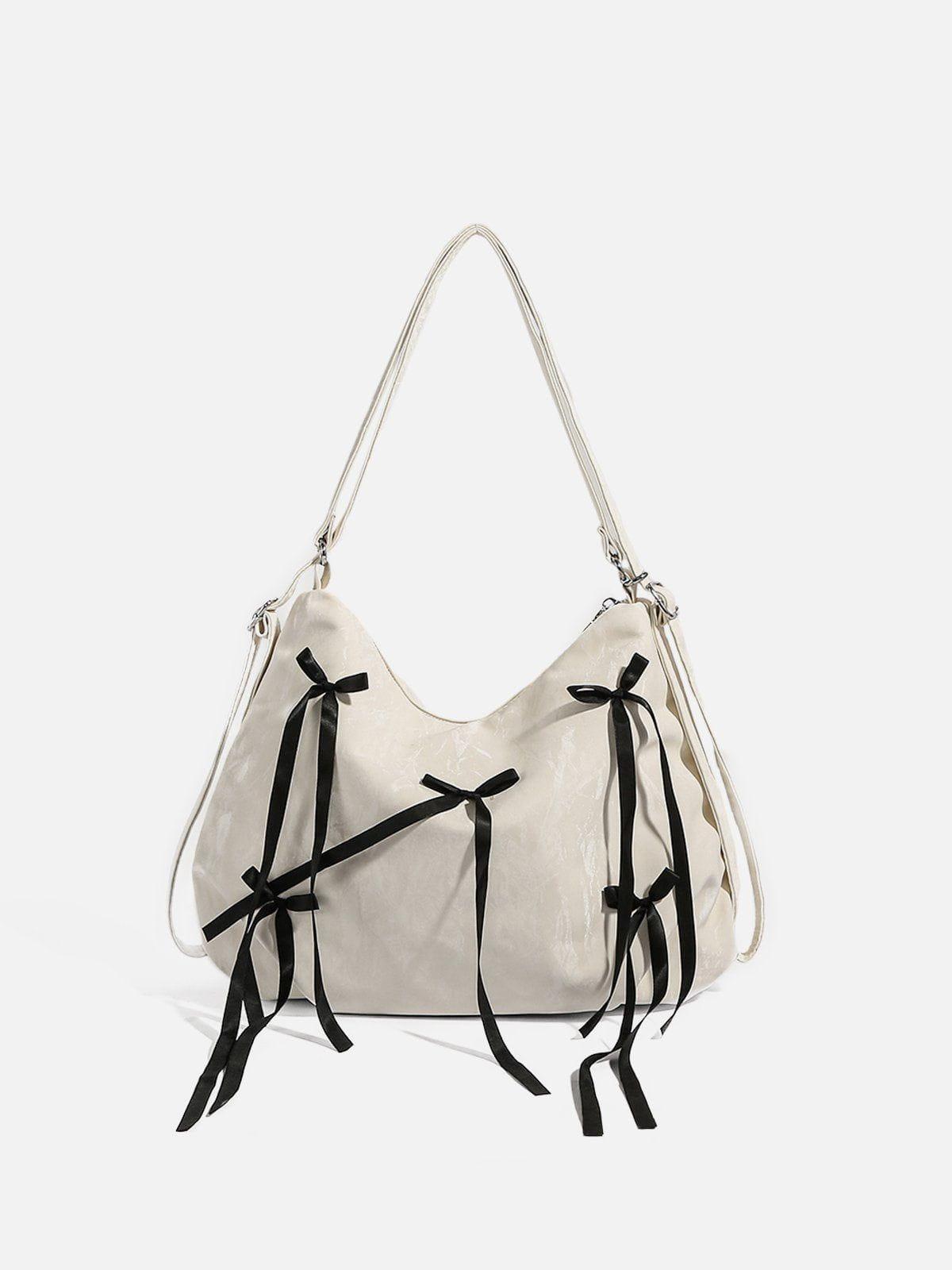 Bow Decoration Tote Bag Female Product Image