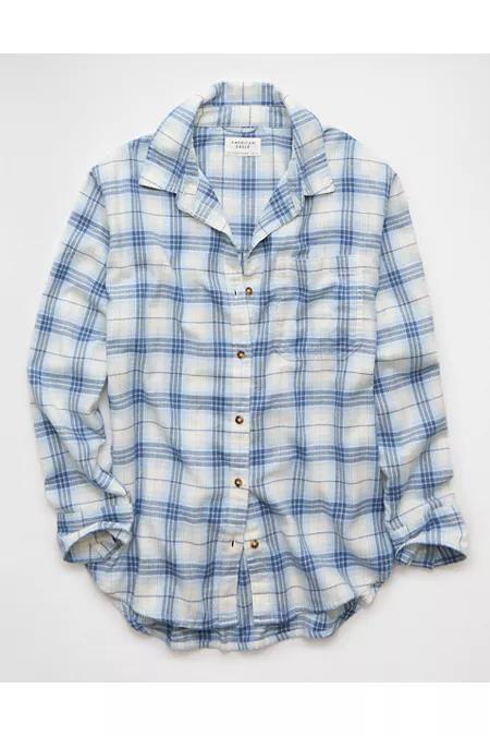 AE Oversized Flannel Shirt Women's Product Image