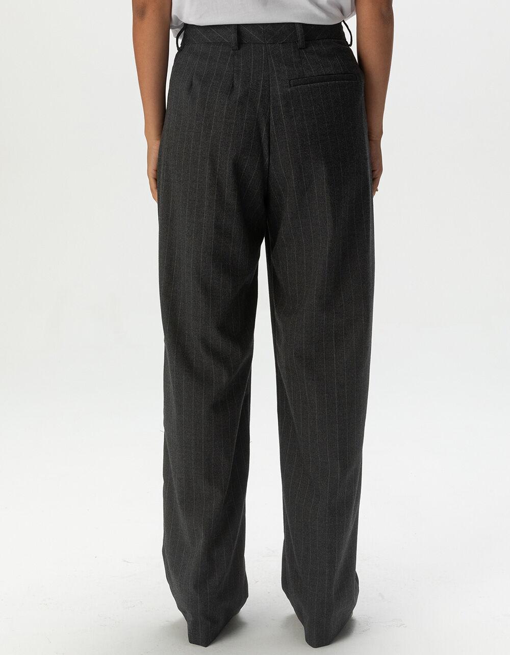 JJXX Mary High Waisted Womens Trouser Pants - DARK GRAY Product Image