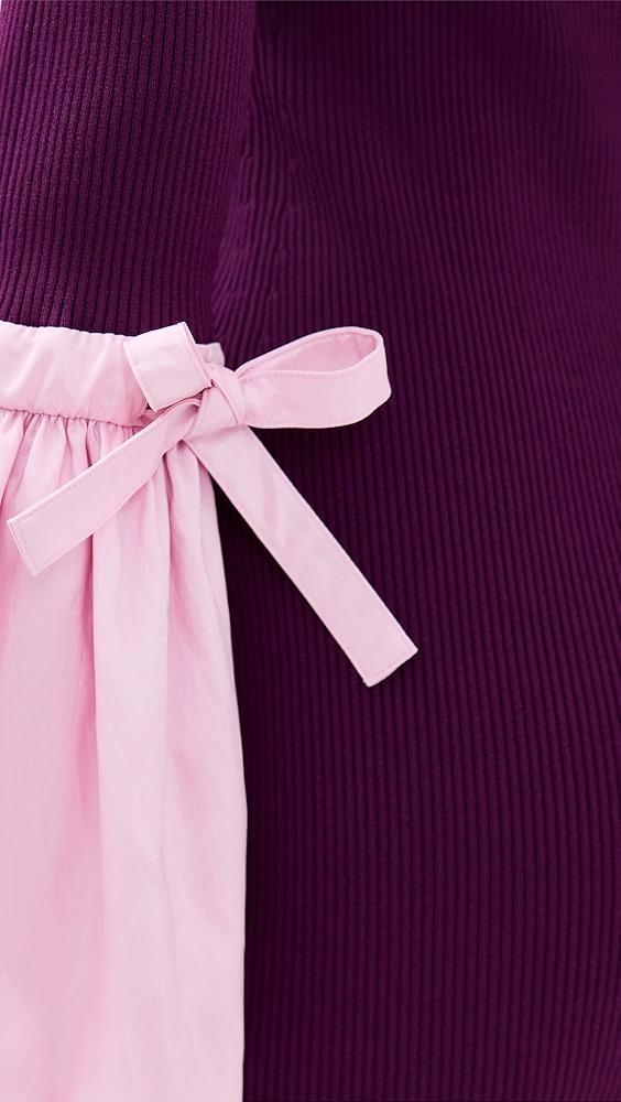 SIMKHAI Agathea Knit Combo Mini Dress | Shopbop Product Image