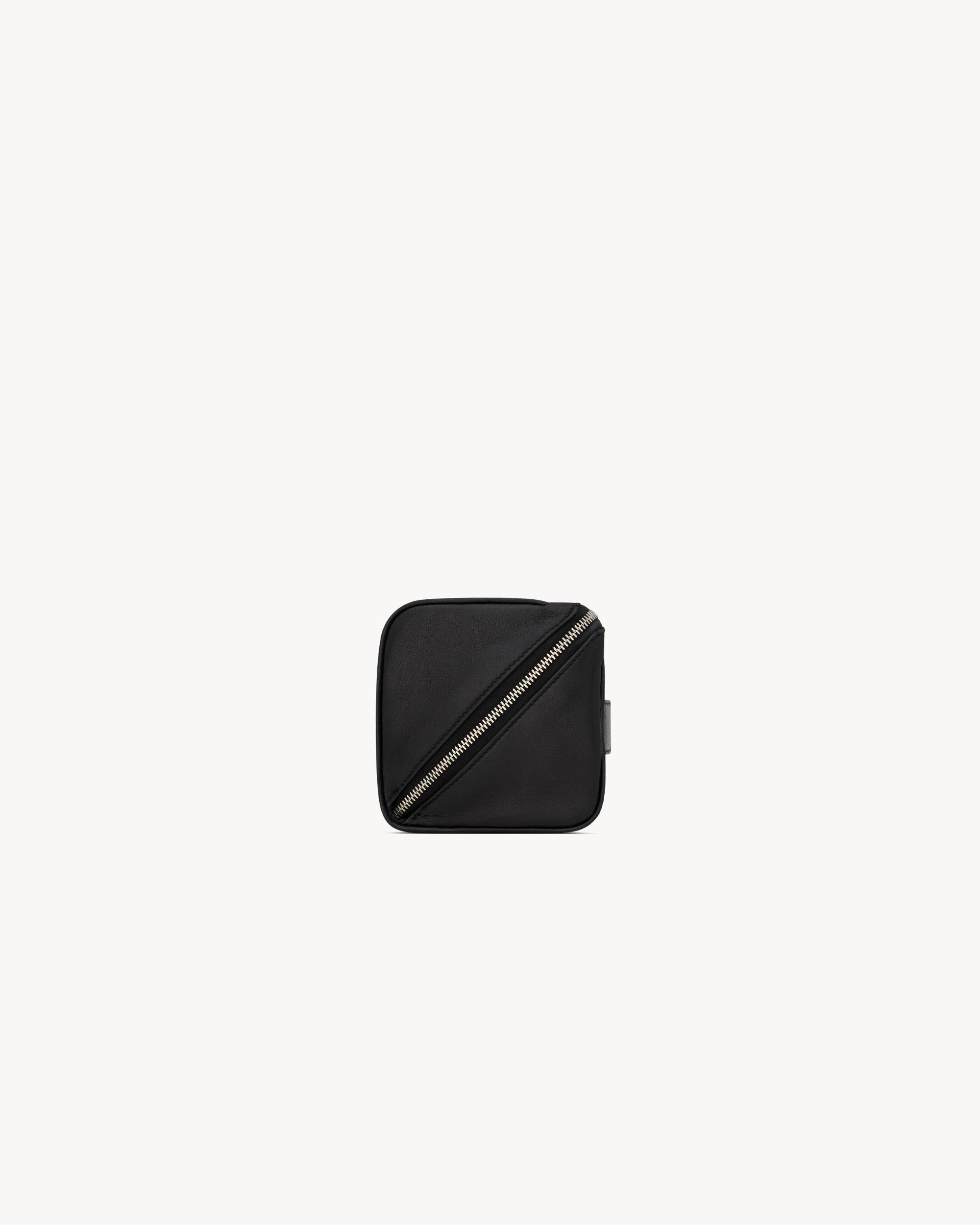 CASSANDRE MATELASSÉ FRAGMENTS FLAP CARD CASE IN LAMBSKIN Product Image