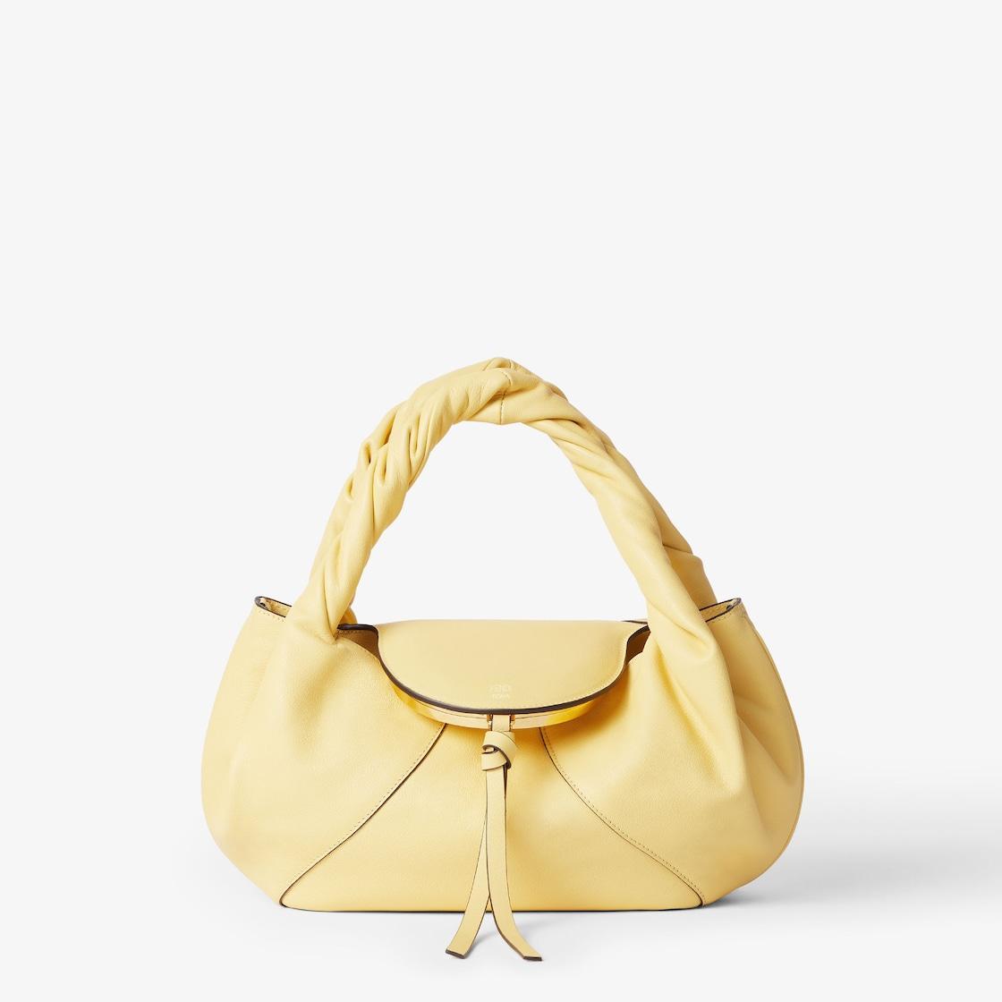 Fendi Spy SmallYellow leather bag Product Image