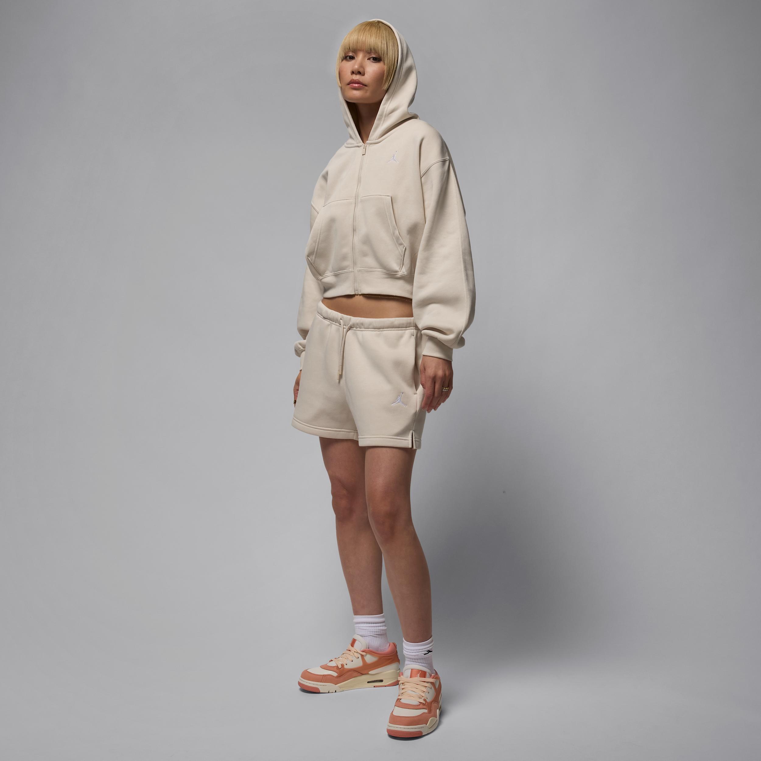 Jordan Brooklyn Fleece Women's Cropped Full-Zip Hoodie Product Image