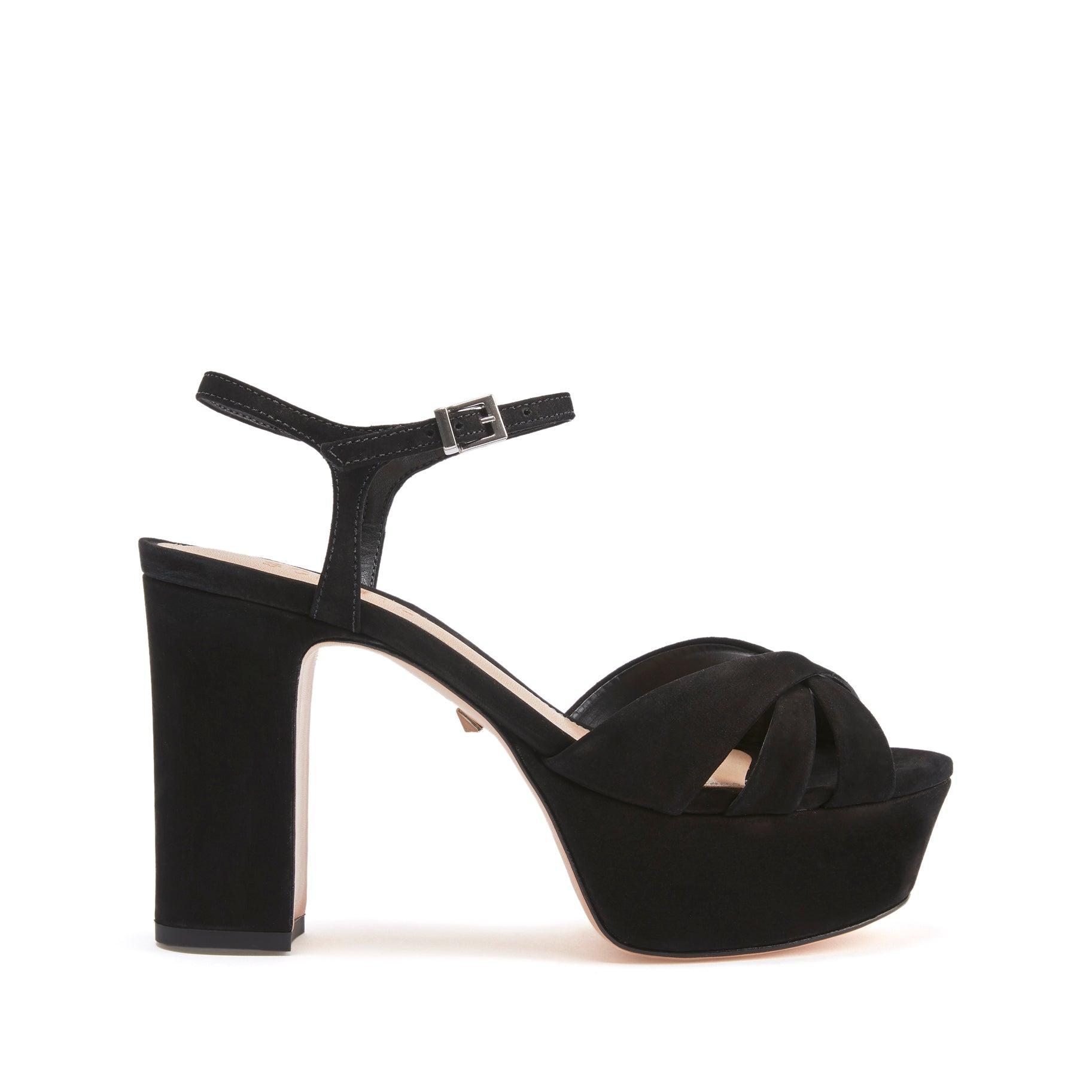Keefa Metallic Leather Platform Sandals Product Image