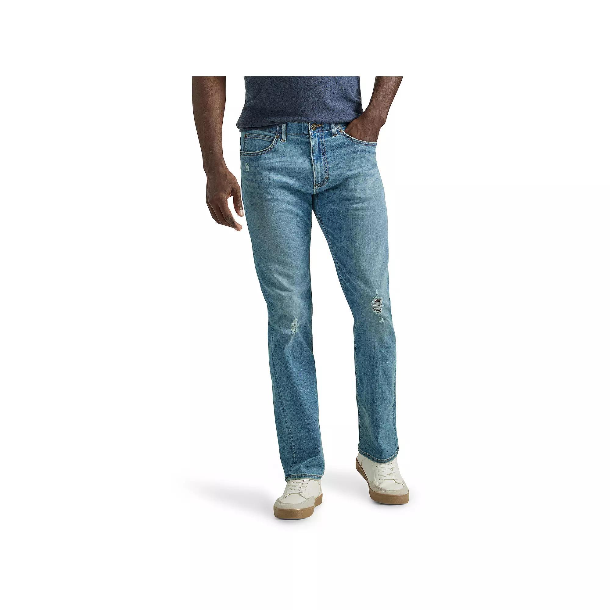 Mens Lee Extreme Motion Stretch Slim Straight Jeans Product Image