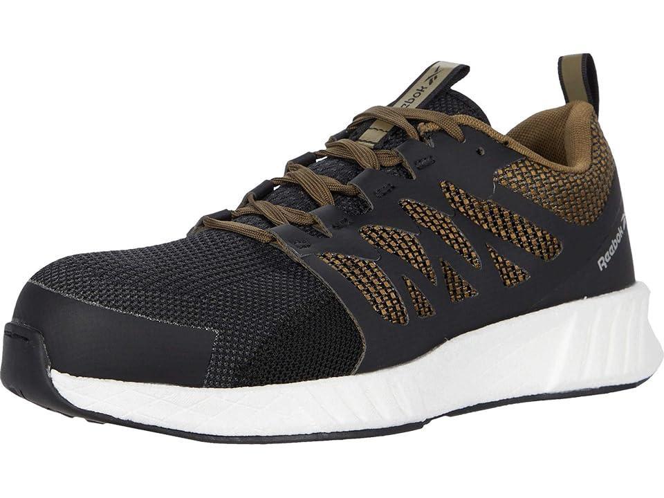 Reebok Work Fusion Flexweave Mens Blackout Composite Toe ESD Shoes Product Image