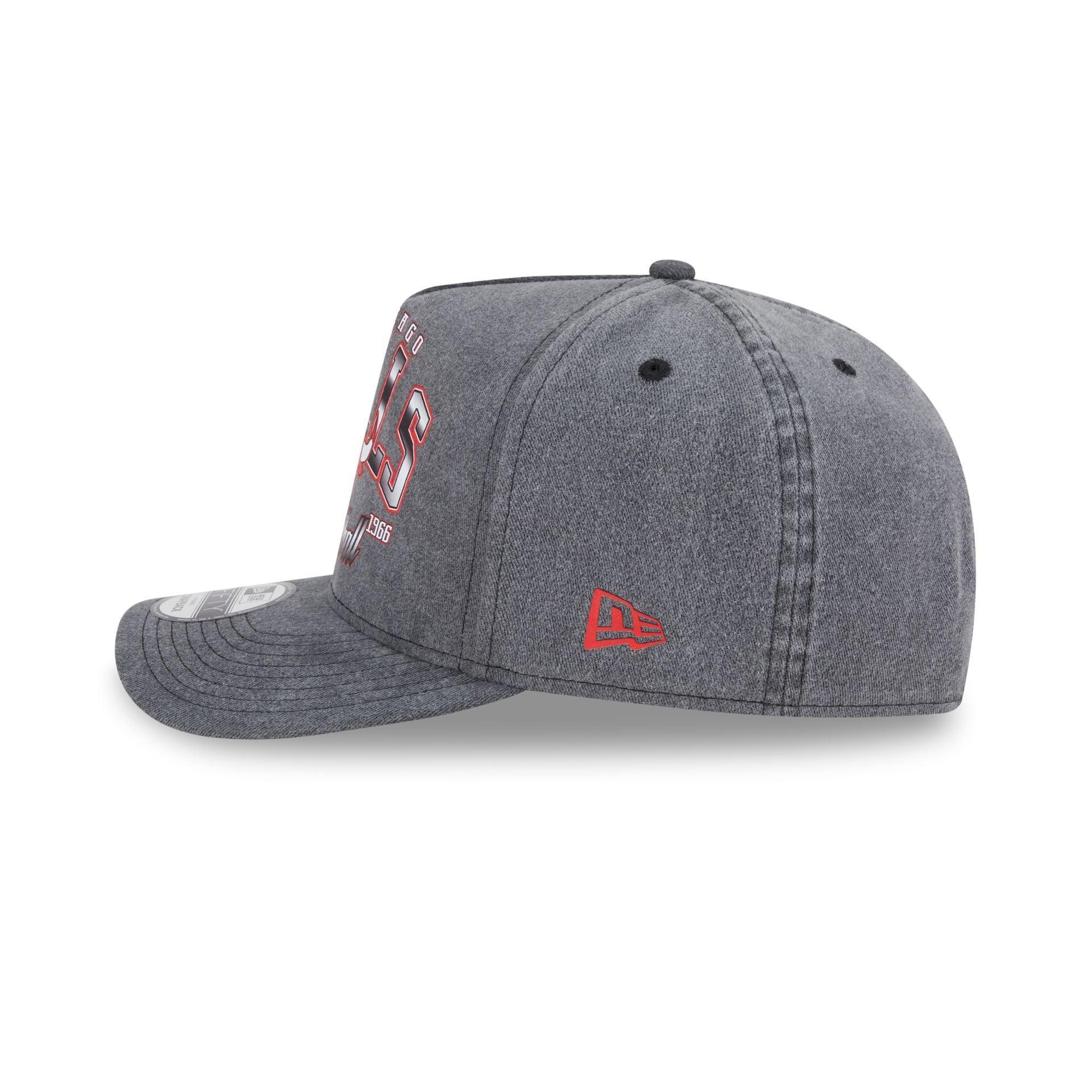Chicago Bulls Washed 9FIFTY A-Frame Snapback Hat Male Product Image