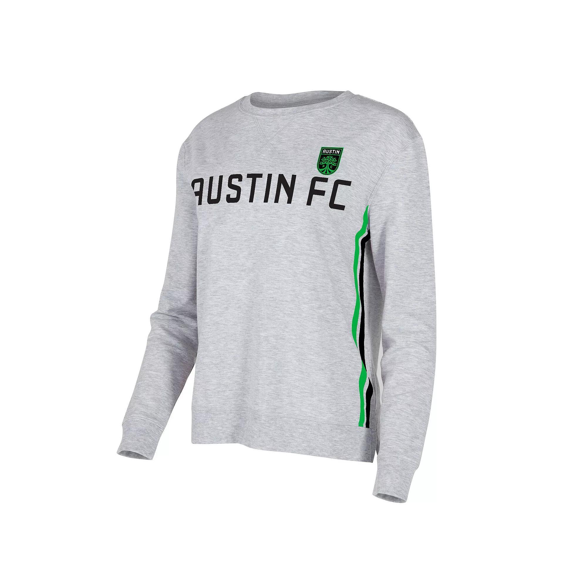 Women's Concepts Sport Gray Austin FC Cedar Tri-Blend Long Sleeve T-Shirt, Size: Large, Afc Grey Product Image