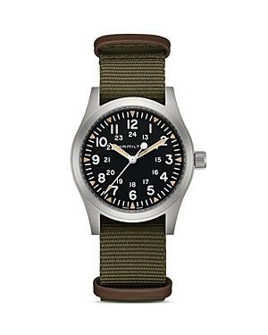 Hamilton Mens Khaki Field Mechanical NATO Strap Automatic Bracelet Watch Product Image