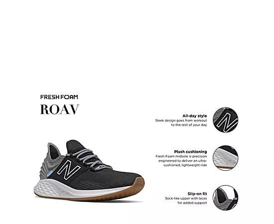 New Balance® Fresh Foam Roav Women's Running Shoes, Size: 10, Black Light Product Image