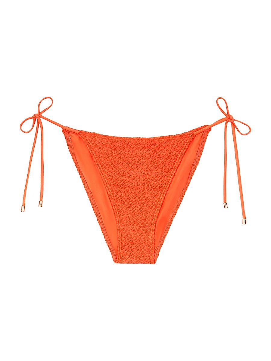 Womens Solid Side-Tie Bikini Bottom Product Image