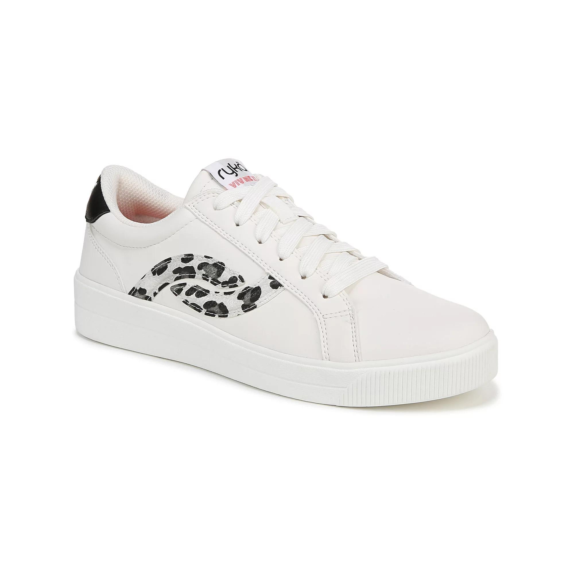 Ryka Viv Next Women's Lace-up Sneakers, Size: 8, White Leopard Product Image