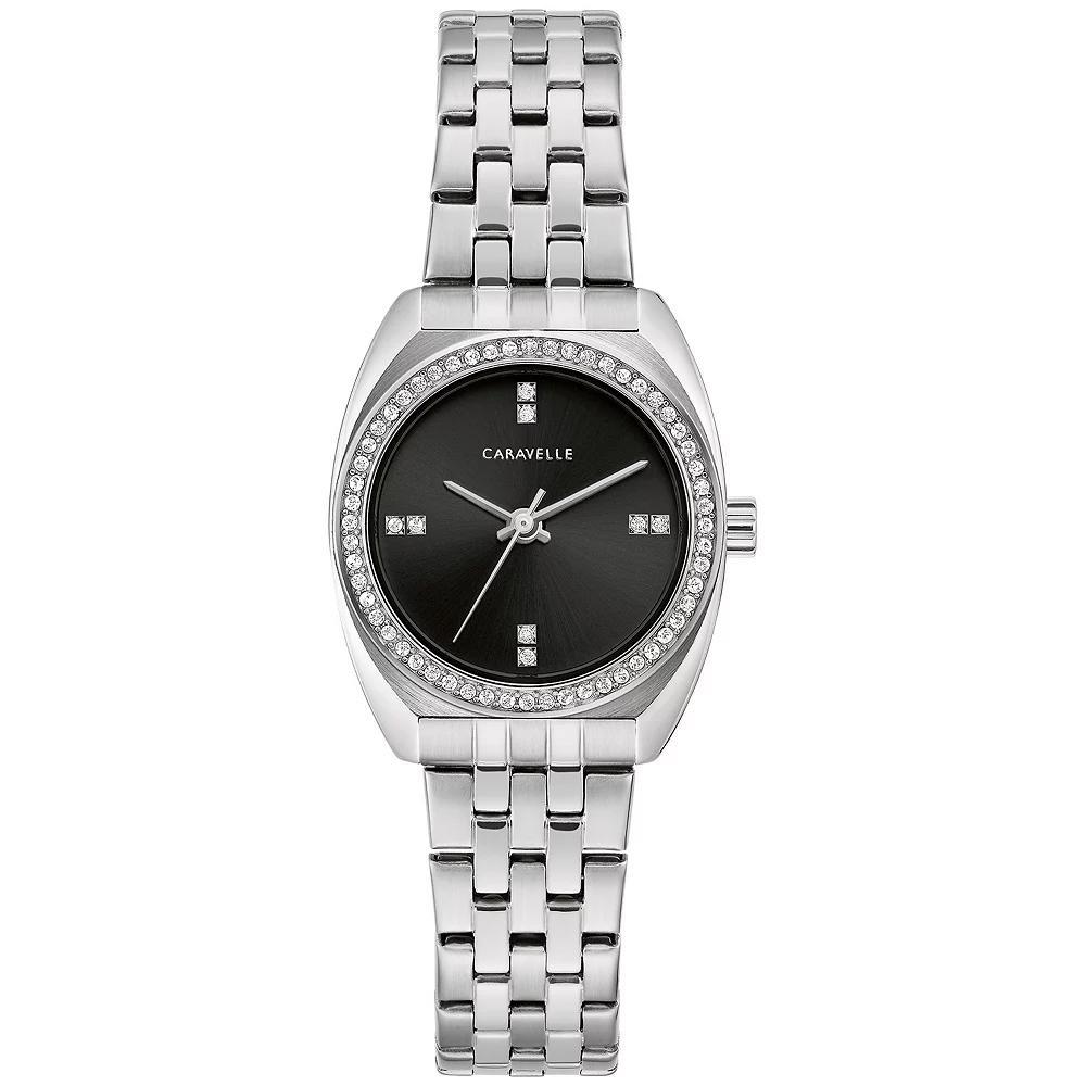 Caravelle by Bulova Women's Crystal Accent Stainless Steel Watch - 43L219, Size: Small, Silver Tone Product Image