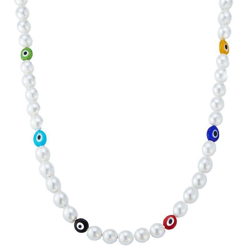 Milanesi And Co Sterling Silver Curb Chain Necklace 7mm, 22 Product Image