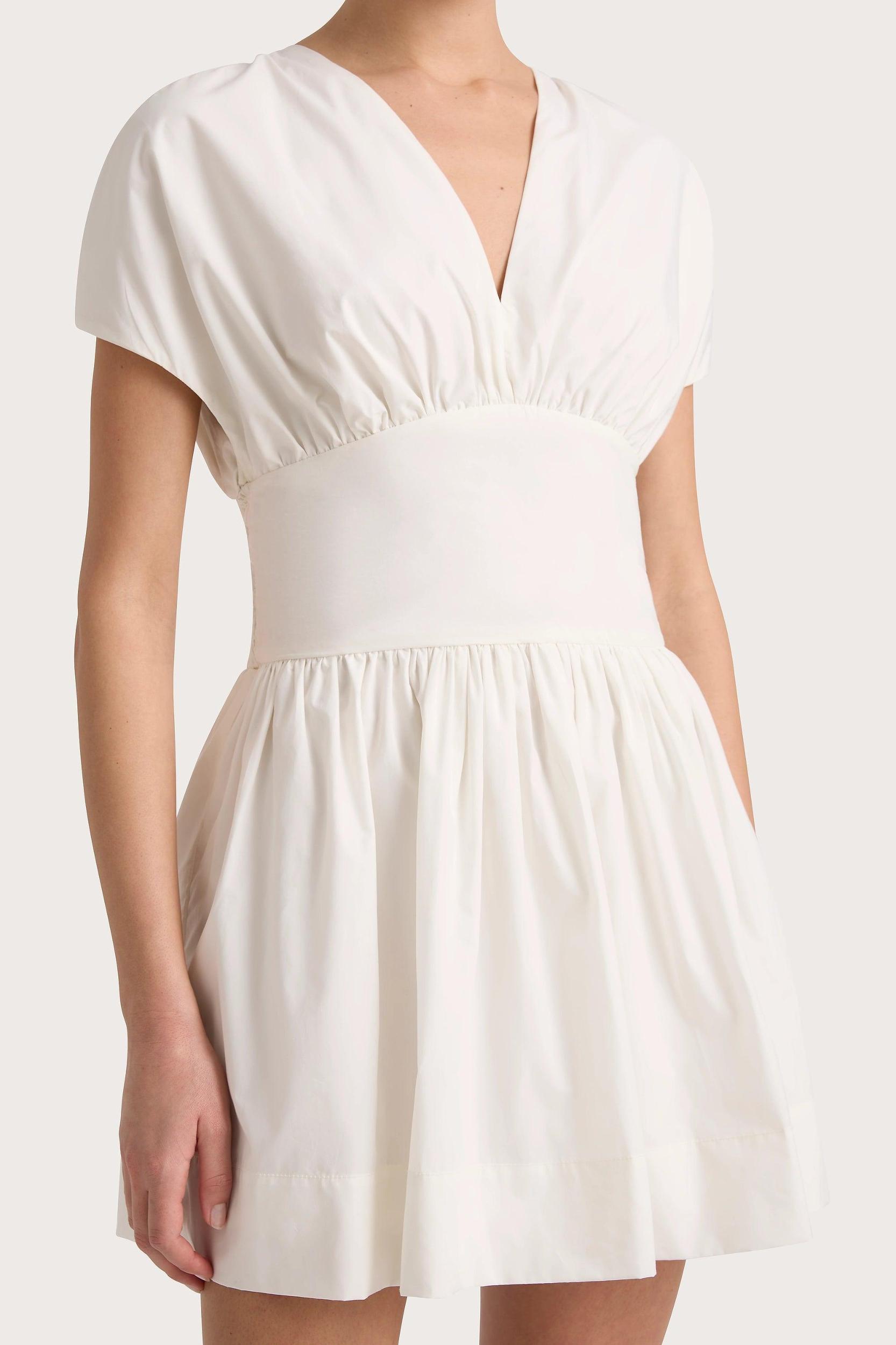 Auve Mini Dress White Product Image