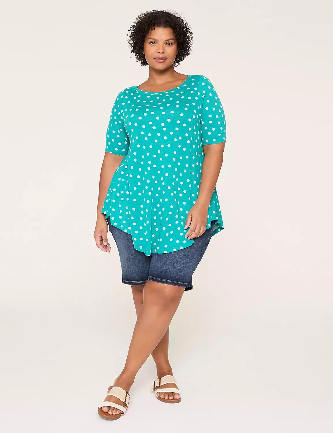 Max Swing Perfect Sleeve Boatneck Tee Product Image