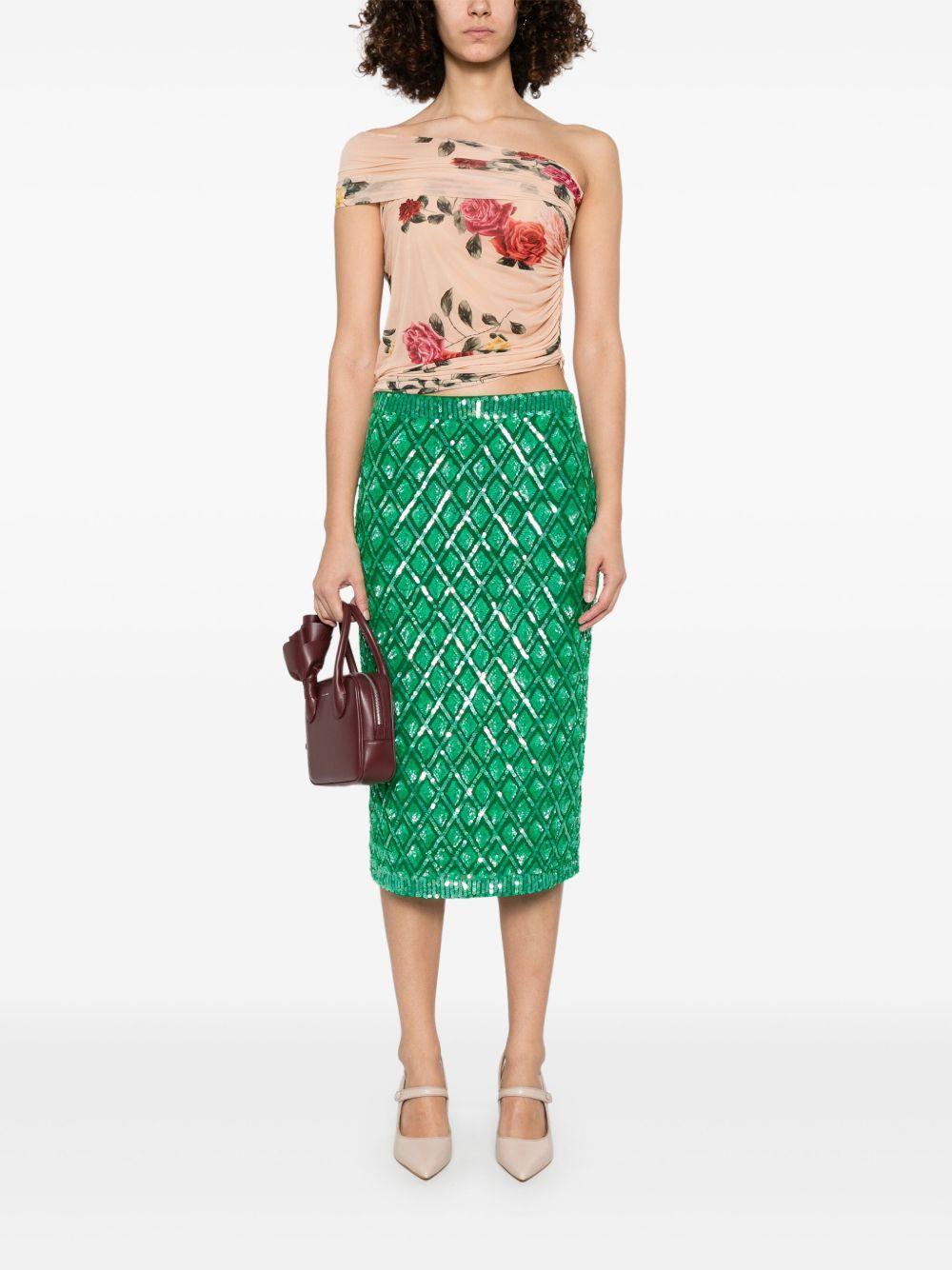 sequinned midi skirt  Product Image