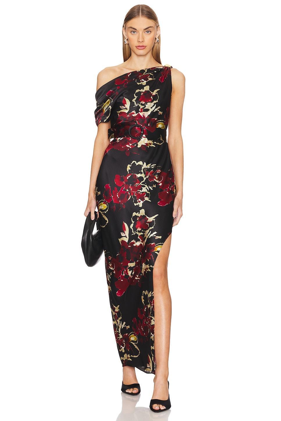 Halle Off Shoulder Midi Dress NICHOLAS Product Image