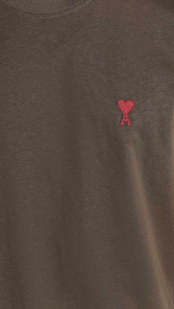 AMI Red Adc Tee Shirt | Shopbop Product Image