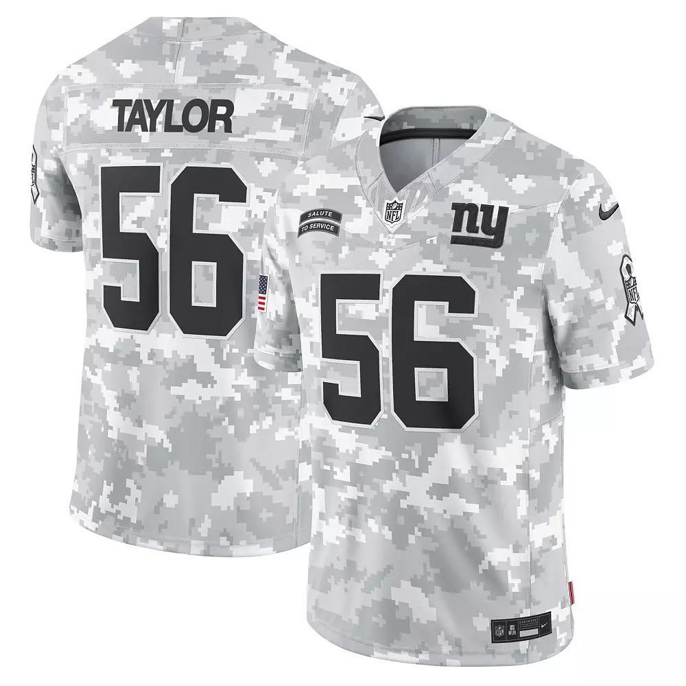 Men's Nike Lawrence Taylor Arctic Camo New York Giants 2024 Salute to Service Retired Player Limited Jersey, Size: Large, Team Product Image