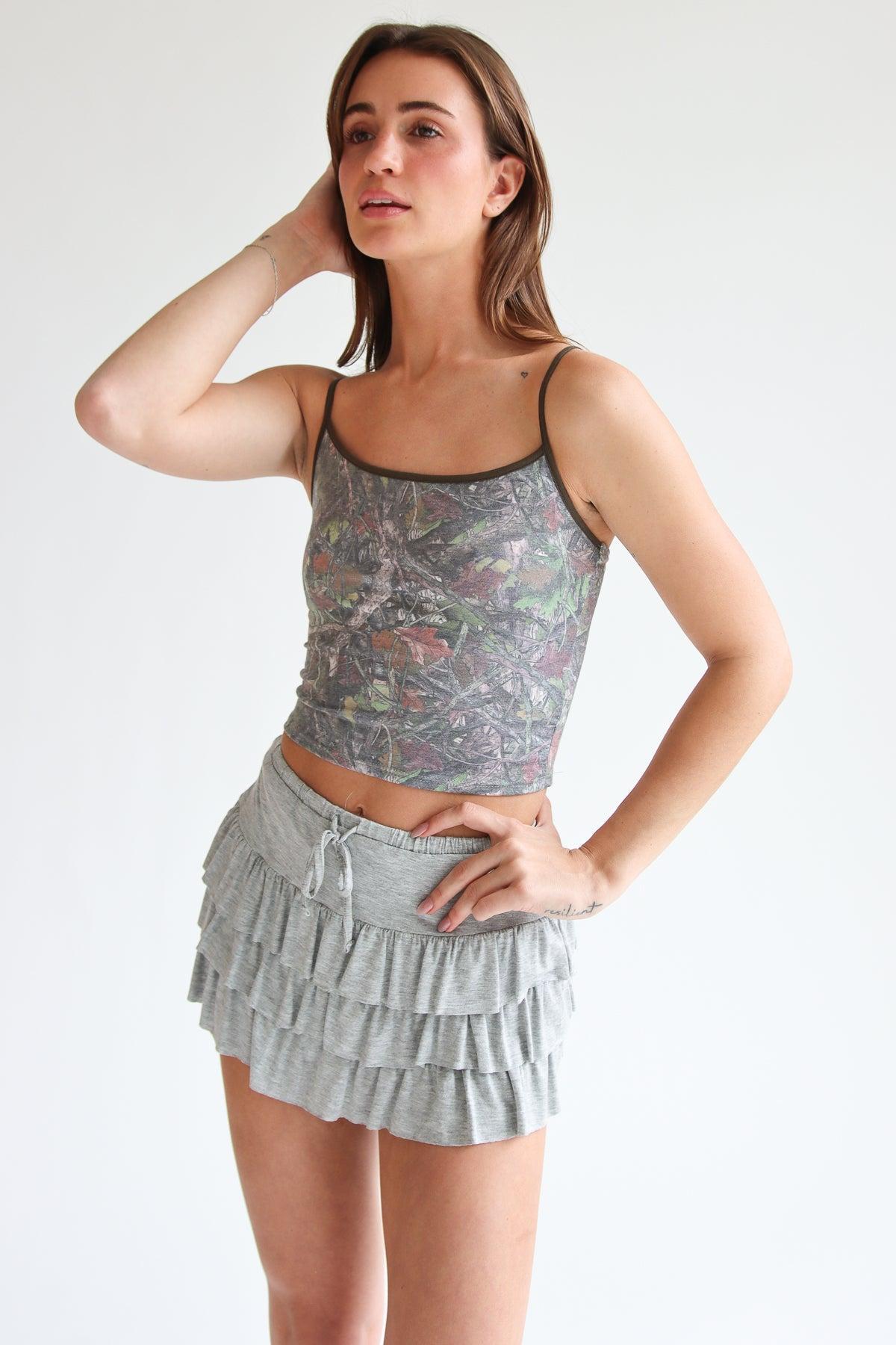Tiered Ruffle Mini Skort Product Image