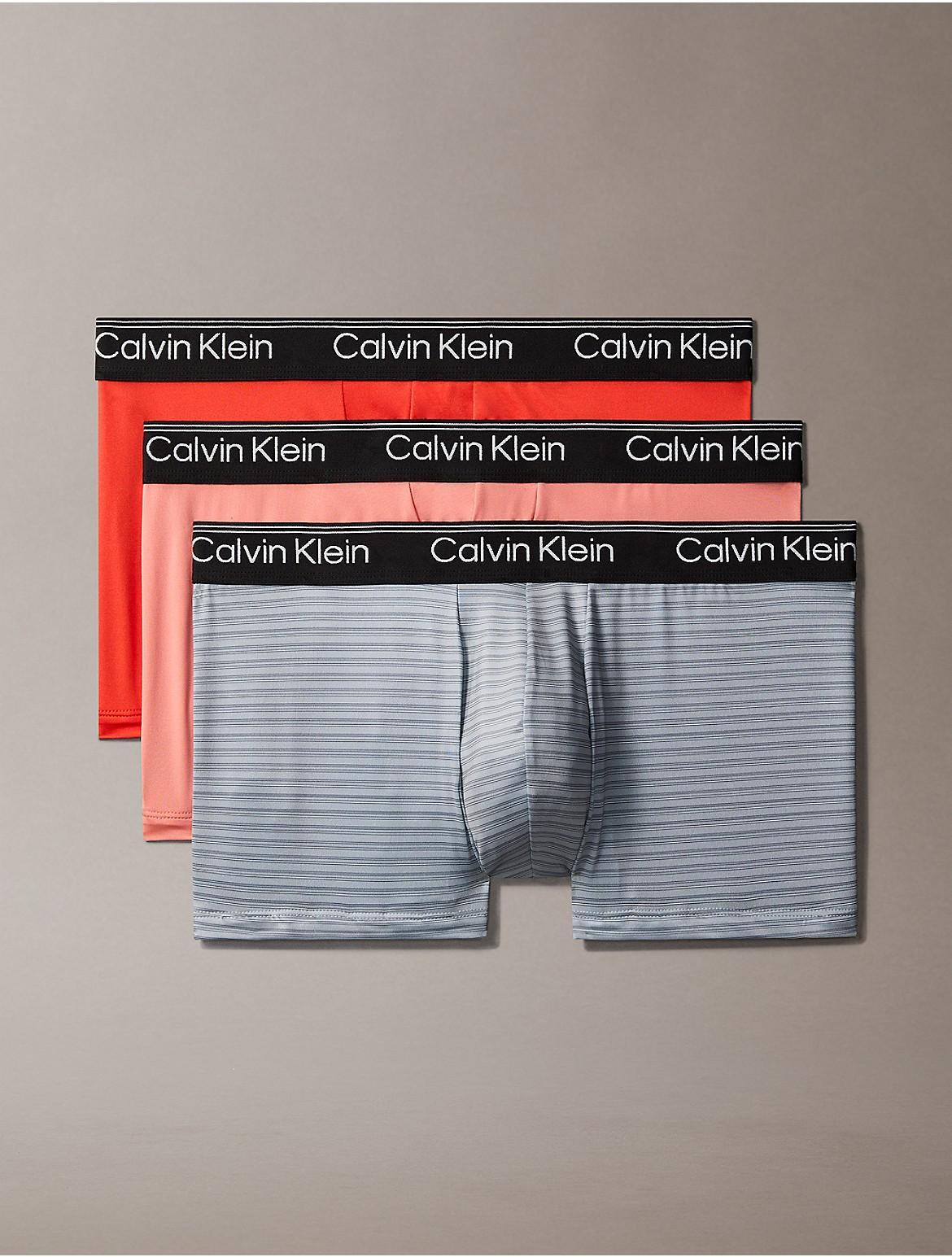 Calvin Klein Men's Micro Stretch 3-Pack Low Rise Trunk - Multi - XL Product Image