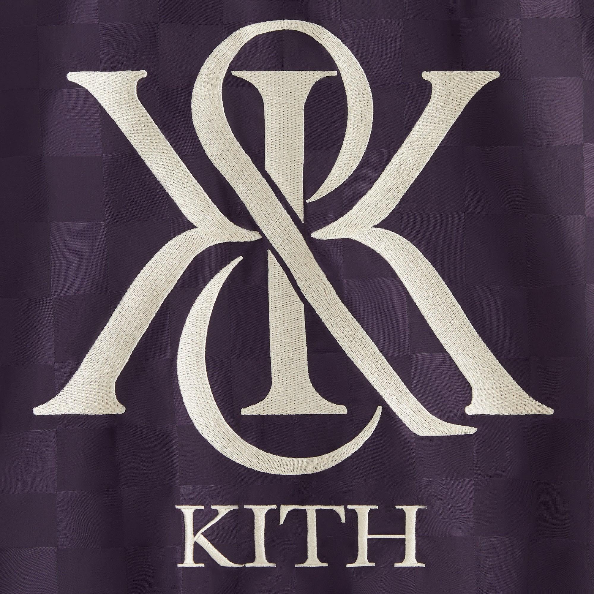 Kith Women Checkered Satin Dayton Combo Pullover - Nightshade Female Product Image