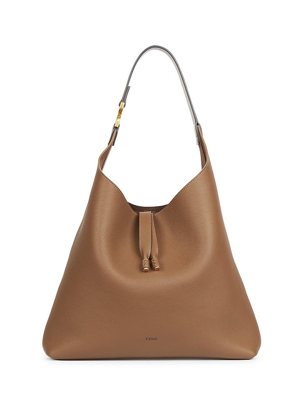 Womens Marcie Leather Hobo Bag Product Image