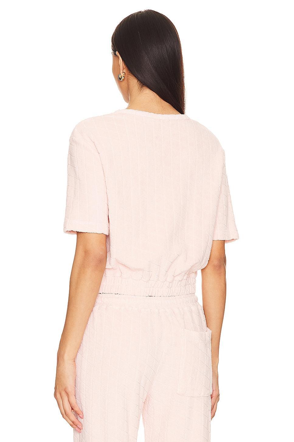 Diamond Terry Cloth Top MONROW Product Image