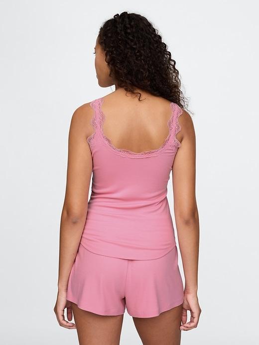 Mini Rib Lace PJ Tank Top Product Image