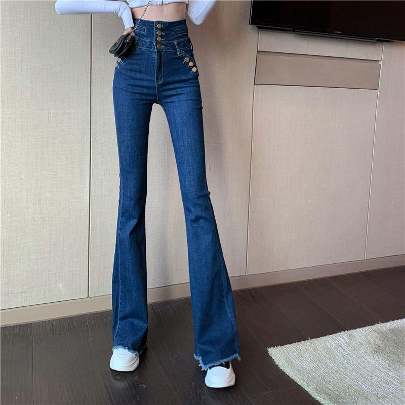 High Waist Skinny Jeans Product Image