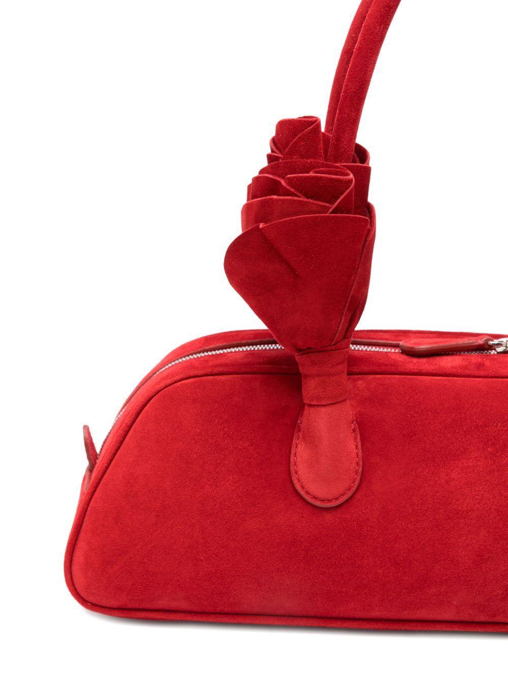 Brigitte Trapeze suede tote bag Product Image