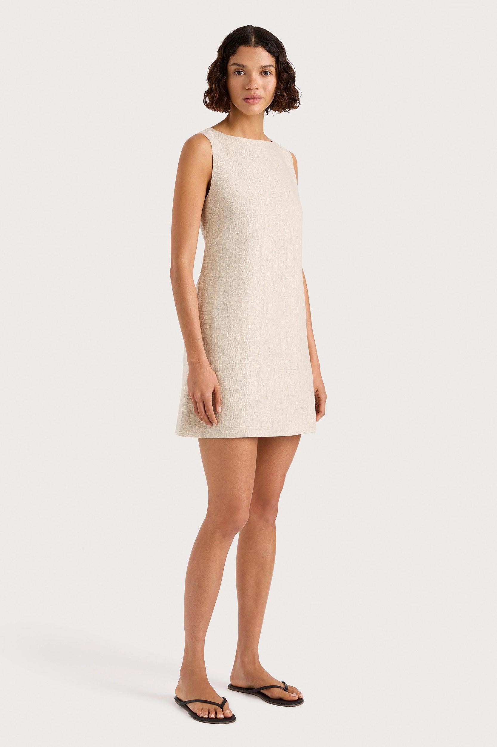 Kelly Mini Dress Natural Product Image